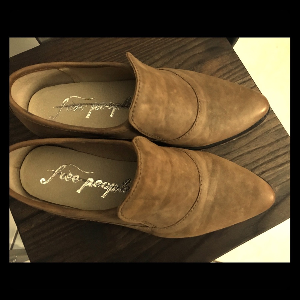 Free People Leather Loafers 36.5